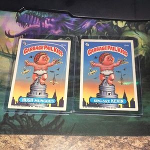 Garbage Pail Kids 124a/b Hugh mungous king size k